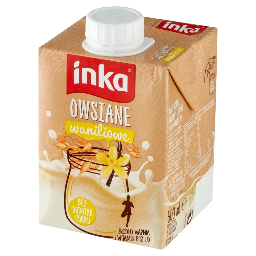 NAPOJ OWSIANY INKA Z WANILIA 500ML*10 GRANA