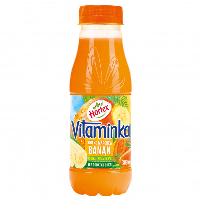 SOK HORTEX VITAMINKA MARCH-JABL-BANAN 300ML*6 PET