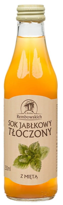 SOK JABLKOWY Z DODATKIEM MIETY 0,25L*12 REMBOWSCY