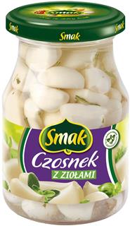 CZOSNEK SMAK MARYNOWANY Z ZIOLAMI 190G*10