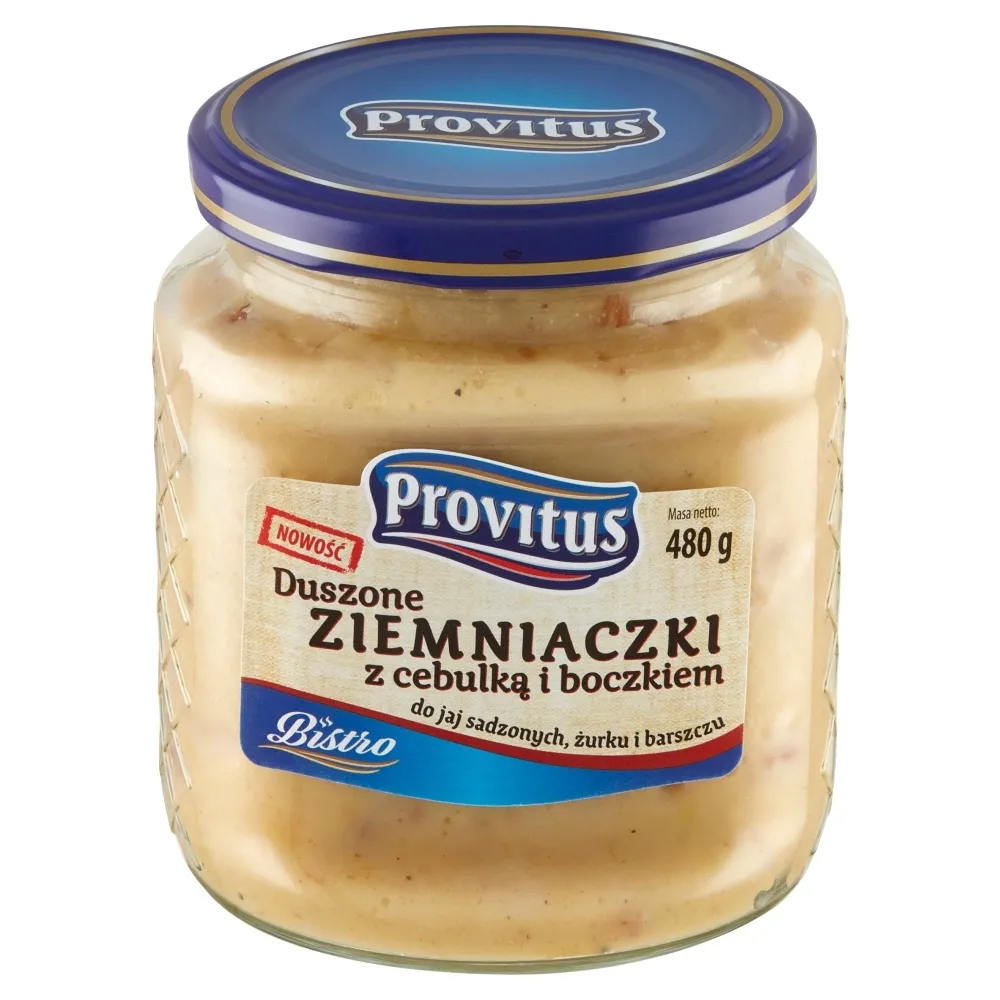 DUSZONE ZIEMNIACZKI Z CEBULKA I BOCZK 480G*6 PROVITU