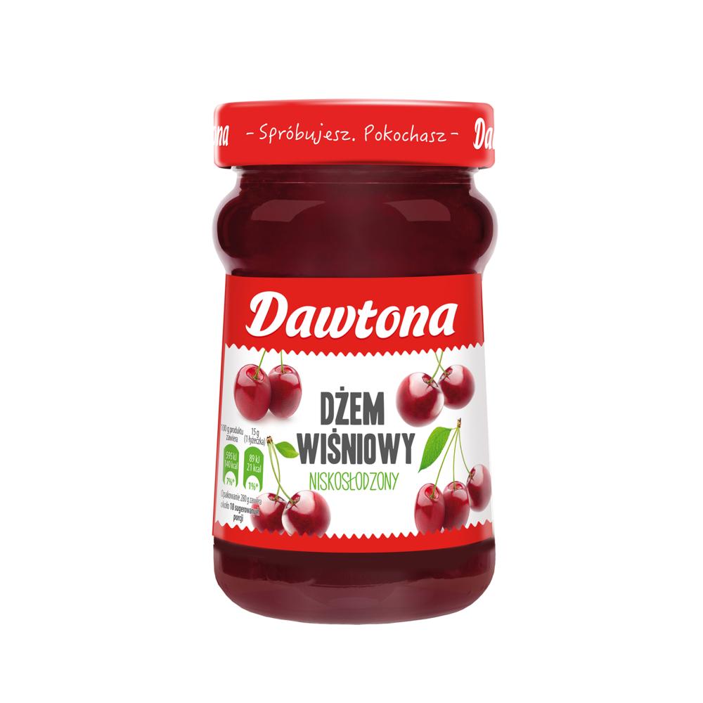 DZEM NISKOSLODZONY WISNIOWY 280G DAWTONA