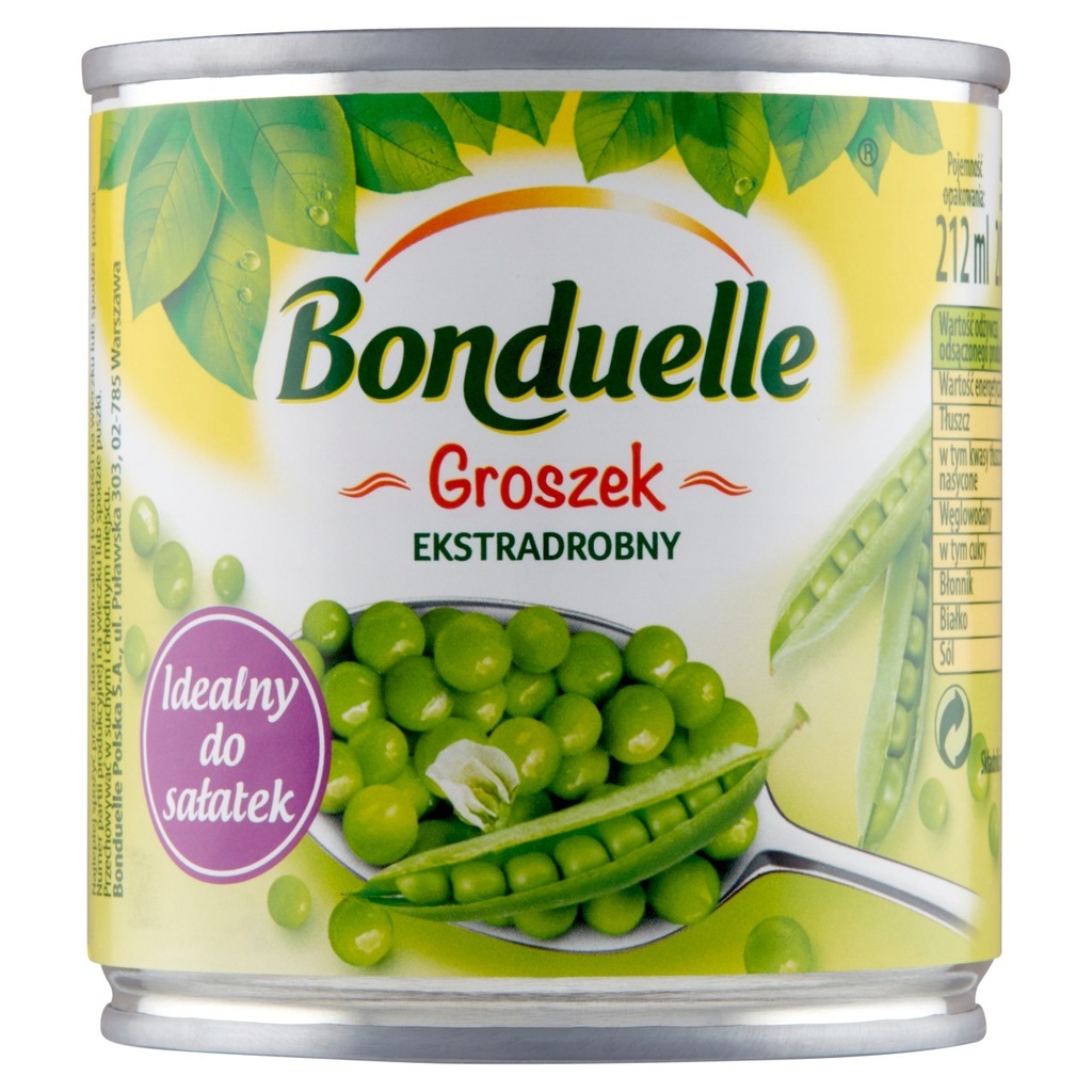 GROSZEK BONDUELKI EKSTRA DROBNY 200G*12 BONDUELLE