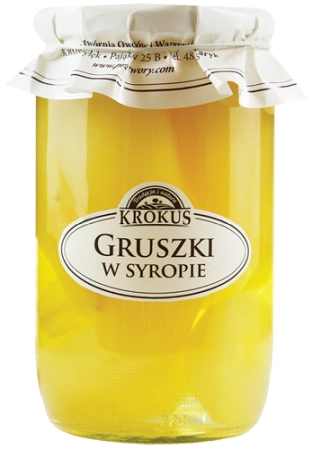 GRUSZKA W SYROPIE 720G*6 KROKUS