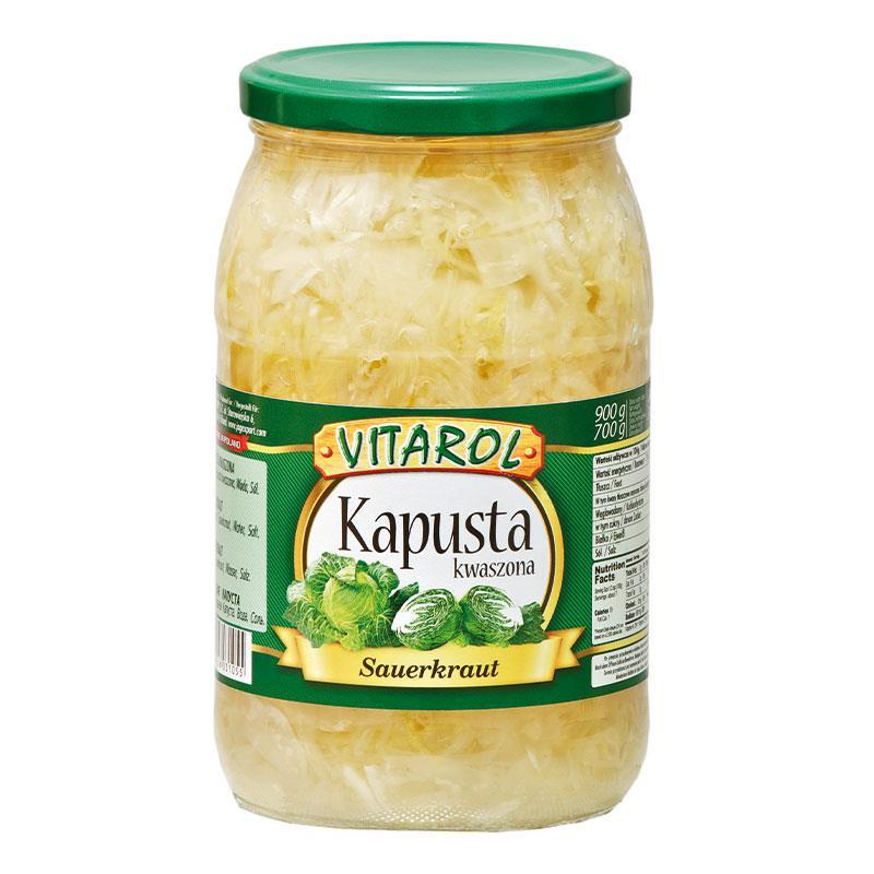 KAPUSTA KWASZONA 900G*8 VITAROL