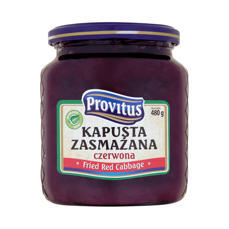 KAPUSTA PROVITUS ZASMAZANA CZERWONA 480G