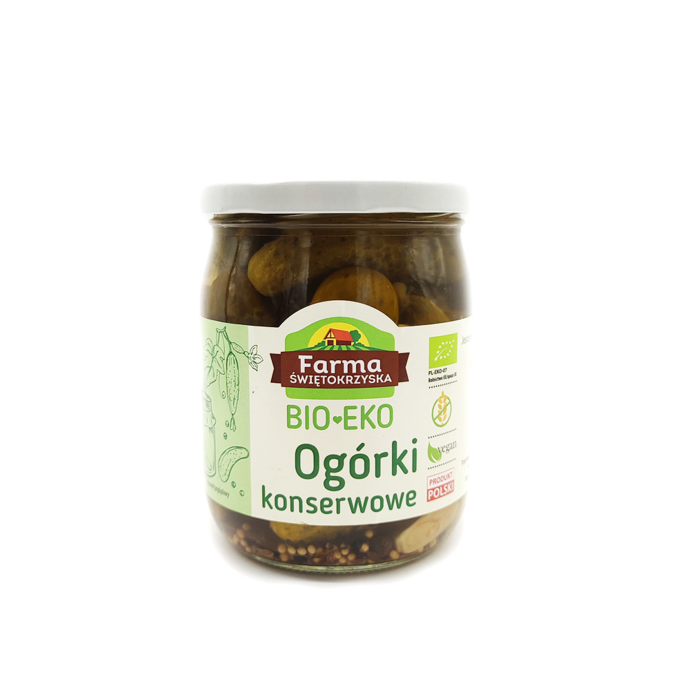 OGORKI KONSERWOWE BIO 480G*6 FARMA SWIETOKRZYSKA