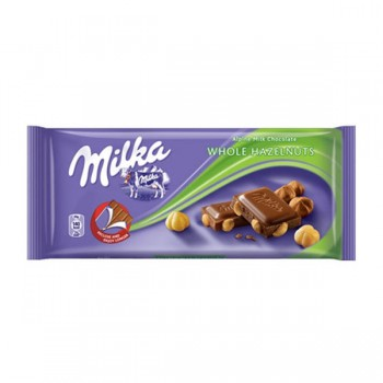 CZEKOLADA MILKA ORZECHOWA HAZELNUTS 100G*22 MONDELEZ