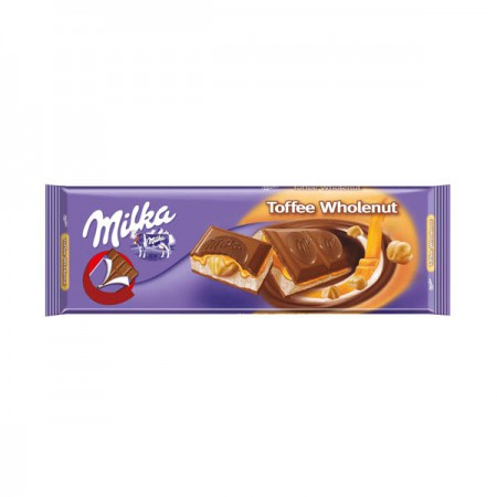 CZEKOLADA MILKA TOFFEE WHOLENUTS 300G*12 MONDELEZ