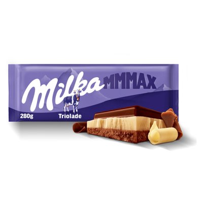 CZEKOLADA MILKA TRIOLADE MILK 280G*15 MONDELEZ