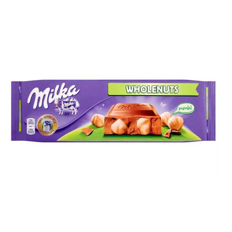 CZEKOLADA MILKA WHOLENUTS 270G*13 MONDELEZ