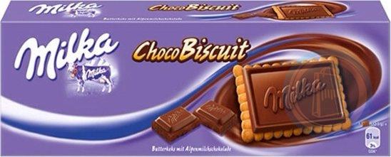 HERBATNIKI MILKA CHOCO BISCUIT 150G*14 MONDELEZ