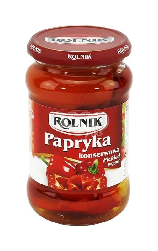 PAPRYKA ROLNIK MARYNOWANA CWIARTKI 370ML*6