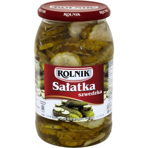 SALATKA ROLNIK SZWEDZKA 900ML*6