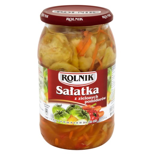 SALATKA ROLNIK Z ZIELONYCH POMIDOROW 900G*6