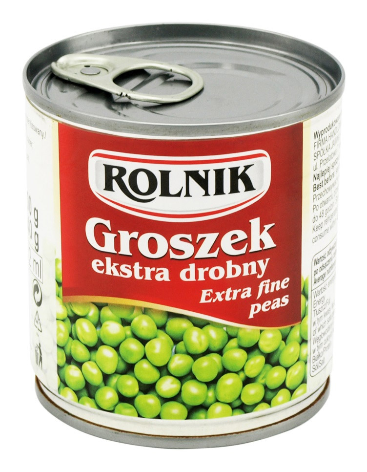 GROSZEK ROLNIK KONSERWOWY EXTRA DROBNY 212ML*6