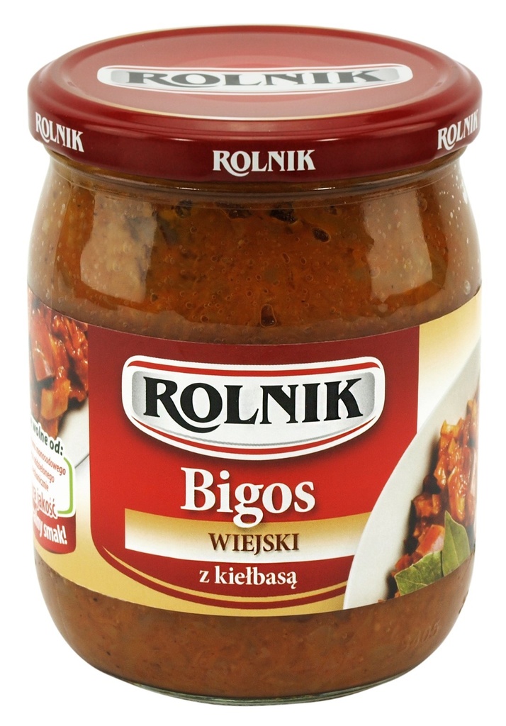 BIGOS WIEJSKI ROLNIK Z KIELBASA 500ML*6