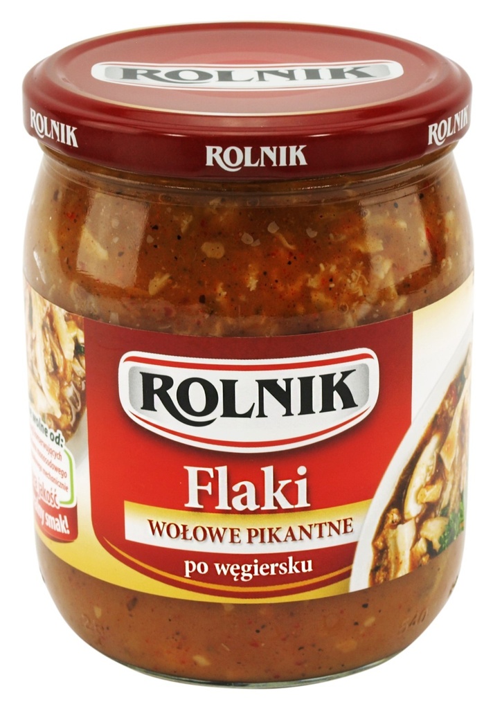 FLAKI ROLNIK WOLOWE PIKANTNE PO WEGIERSKU 540ML*6