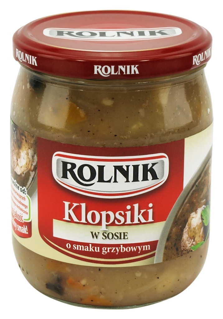 KLOPSIKI ROLNIK W SOSIE GRZYBOWYM 540ML*6