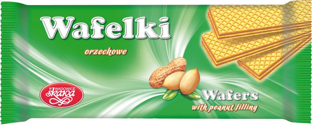 WAFLE ORZECHOWE 180G*14 SKAWA