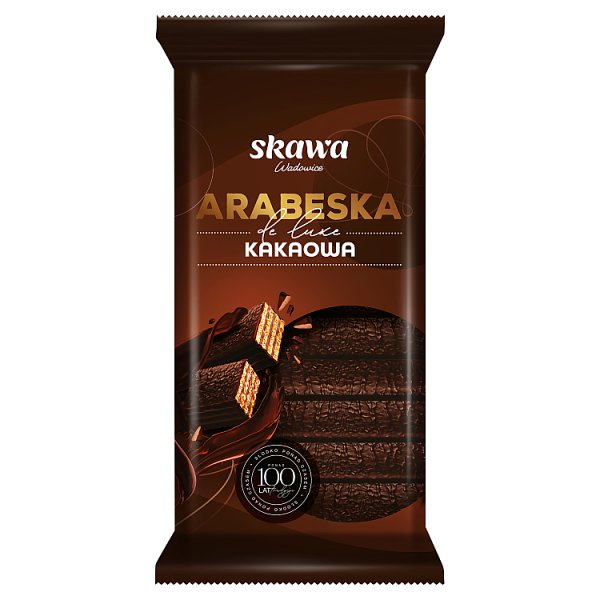 WAFLE ARABESKA DE LUXE KAKAOWA 190G*15 SKAWA