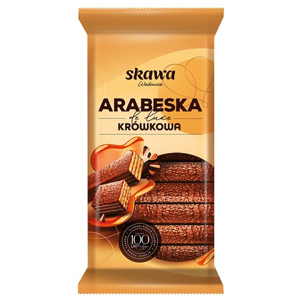 WAFLE ARABESKA DE LUXE KROWKOWA 190G*15 SKAWA