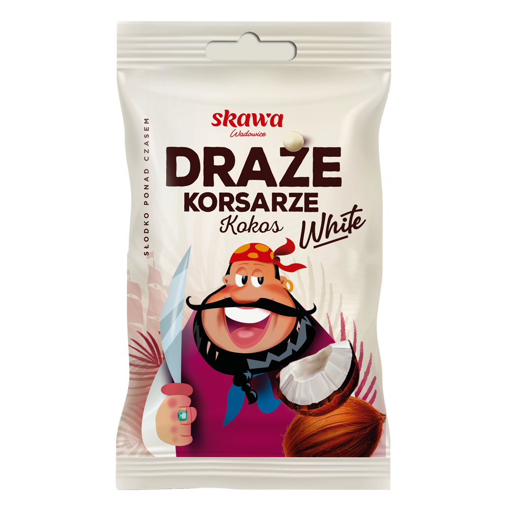 DRAZE KOKOSOWE WHITE 70G*20 SKAWA