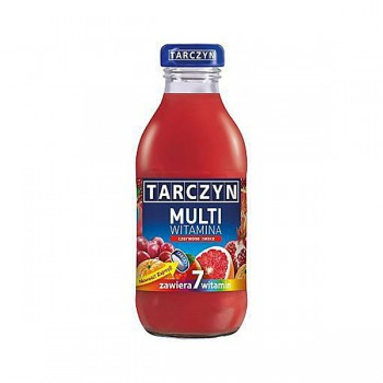 NAPOJ TARCZYN MULTIWITAMINA CZERWONA 300ML*15 BUT BZW