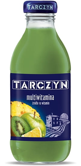 NAPOJ TARCZYN MULTIWITAMINA ZIELONA 300ML*15 BUT BZW