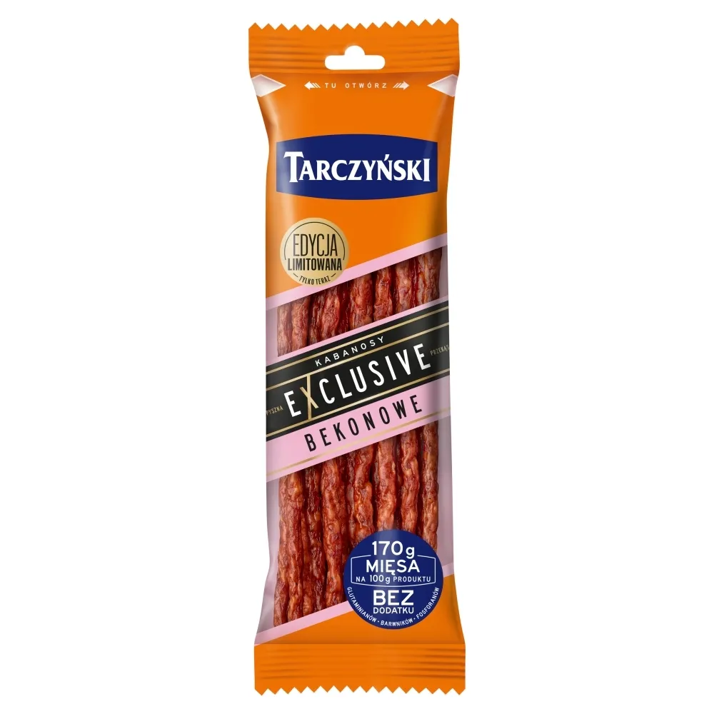 TARCZYNSKI KABANOS EXCLUSIVE BEKONOWY 90G*18