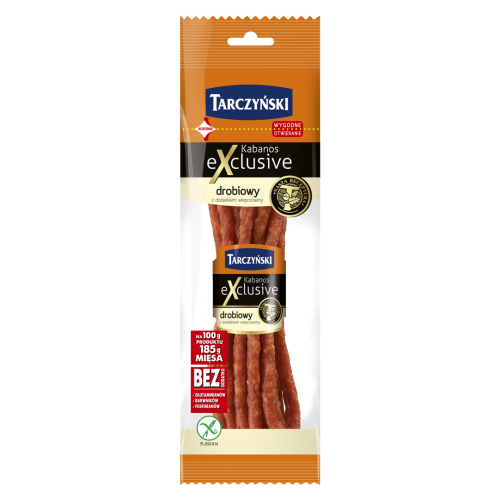 TARCZYNSKI KABANOS EXCLUSIVE DROBIOWY 105G*18 (SZT)