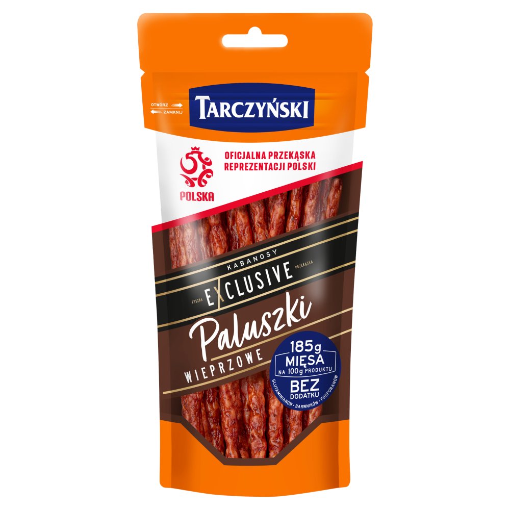 TARCZYNSKI KABANOSY EXCLUSIVE PALUSZKI WIEP 95G*16