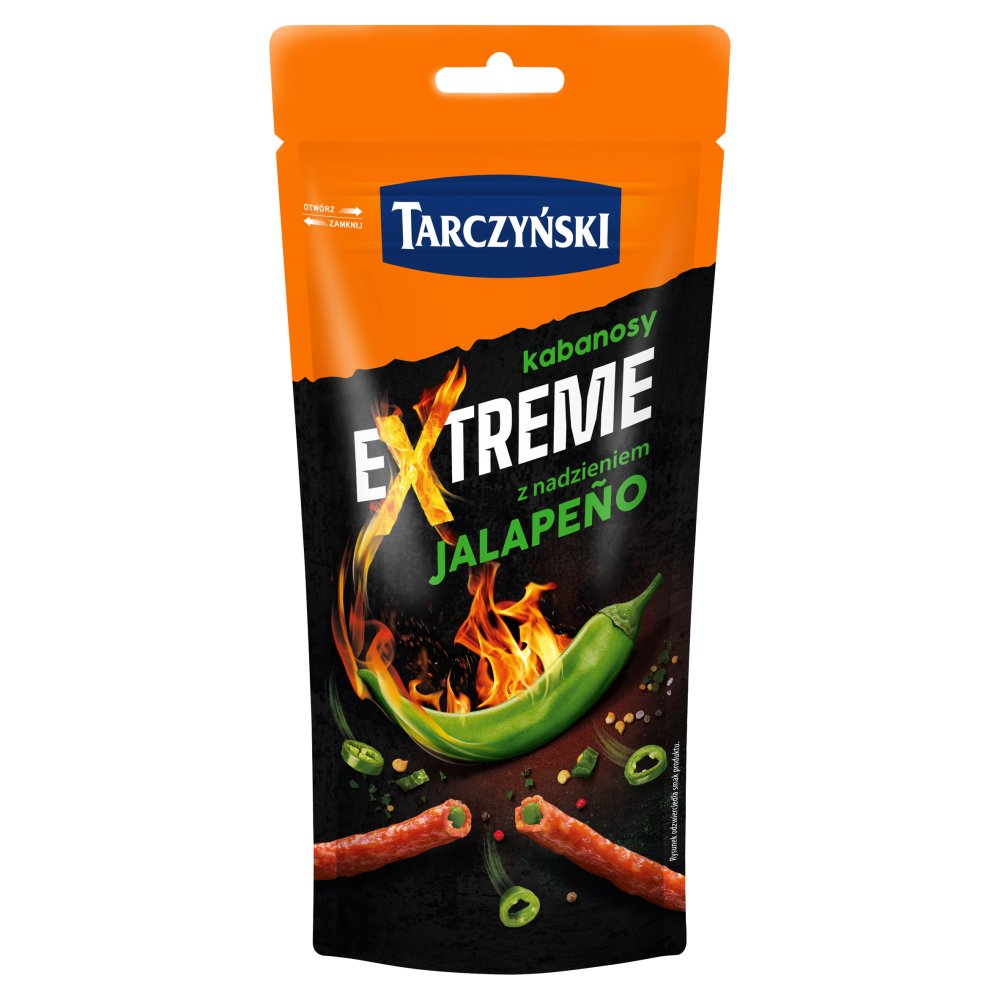 TARCZYNSKI KABANOSY NADZIANE EXTREME JALAPENO 95G*10