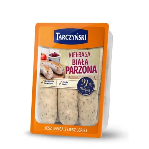 TARCZYNSKI KIELBASA BIALA PARZONA OK 0,6 KG