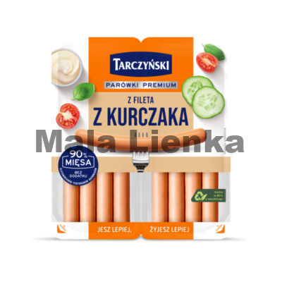 TARCZYNSKI PAROWKI Z FILETA 180 G*10