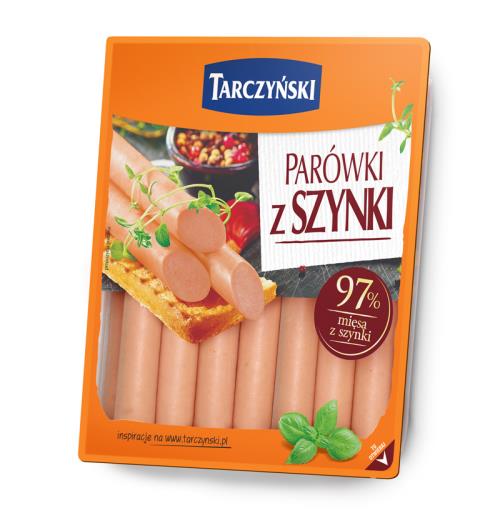 TARCZYNSKI PAROWKI Z SZYNKI (KG) OK 0,5KG