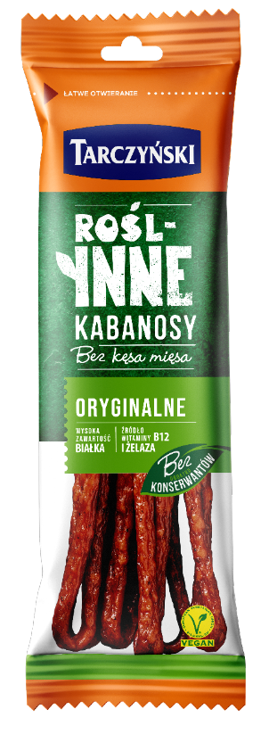 TARCZYNSKI ROSLINNE KABANOSY ORYGINALNE 90G*8