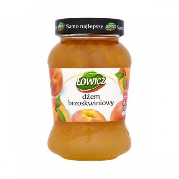 DZEM LOWICZ BRZOSKWINIOWY NISKOSLODZONY 450G*6