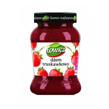 DZEM LOWICZ TRUSKAWKOWY NISKOSLODZONY 450G*6