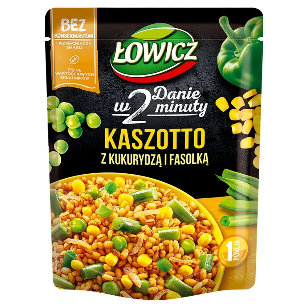 KASZOTTO PECZAK KUKURYDZA FASOLA SZPAR 250G*8 LOWICZ