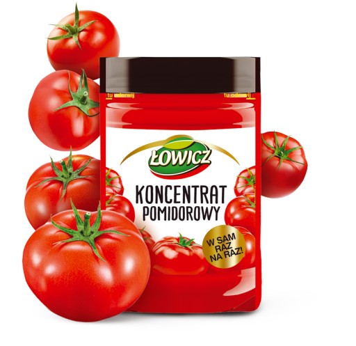 KONCENTRAT LOWICZ POMIDOROWY 28% 80G*24 