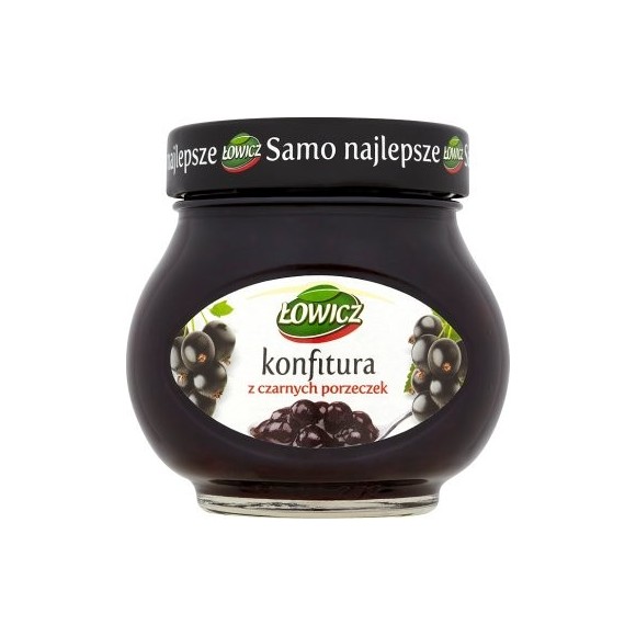 KONFITURA LOWICZ Z CZARNEJ PORZECZKI 240G*8