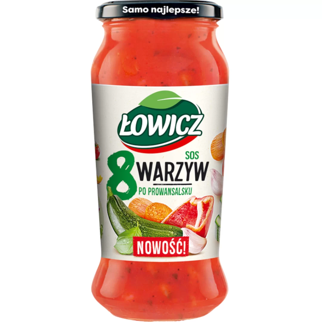 SOS LOWICZ 8 WARZYW PO PROWANSALSKU 500G*6