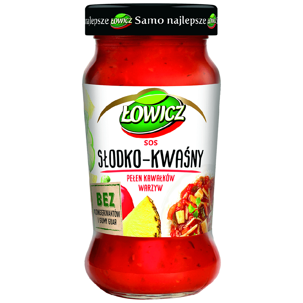 SOS LOWICZ SLODKO-KWASNY 350G*8