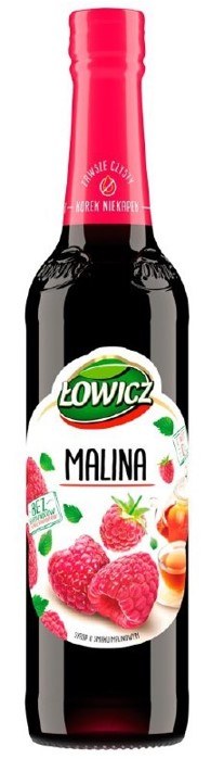 SYROP LOWICZ 400ML*6 MALINA AGROS NOVA