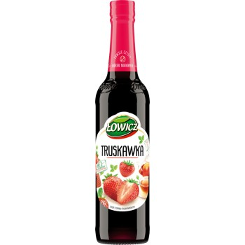 SYROP LOWICZ 400ML*6 TRUSKAWKA AGROS NOVA