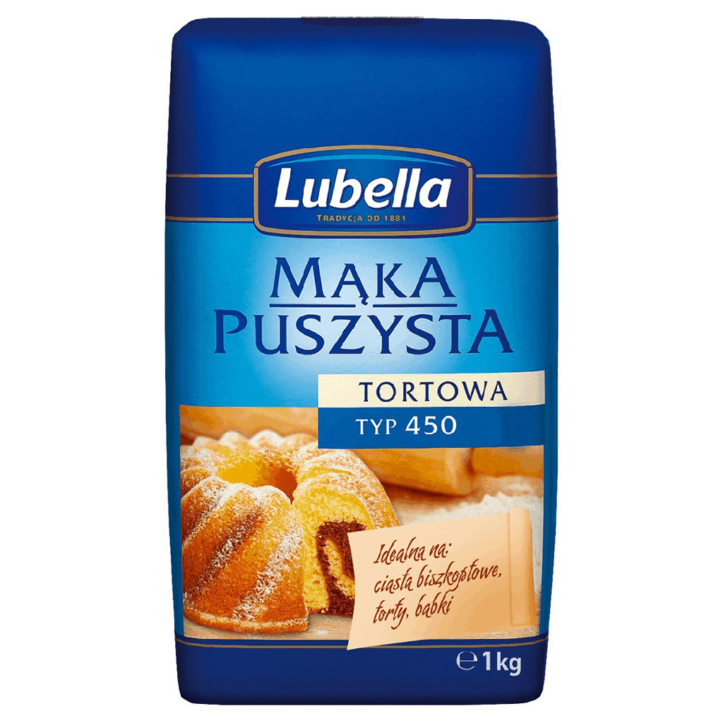 MAKA LUBELLA TORTOWA PUSZYSTA WZBOGACONA 1KG MASPE