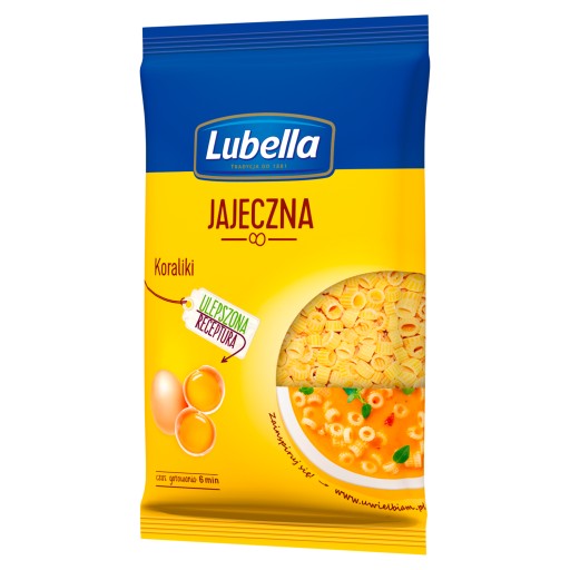 MAKARON LUBELLA 250G*16 DOMOWY JAJECZNY KORALIKI