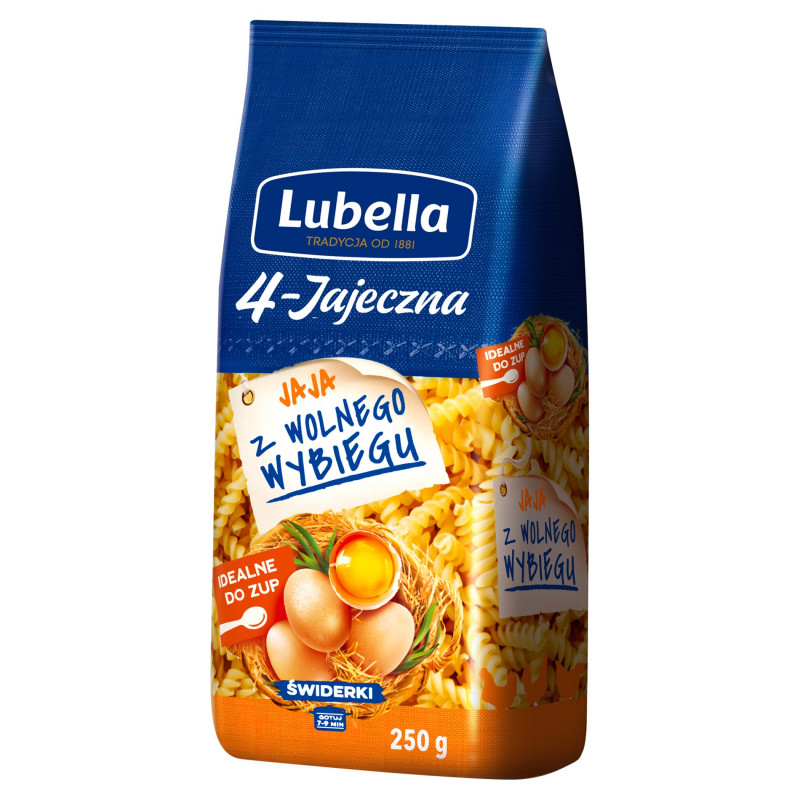 MAKARON LUBELLA 250G*18 JAJECZNA 4-JAJ SWIDERKI