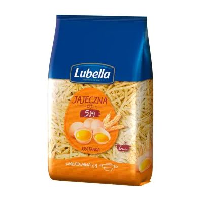 MAKARON LUBELLA 400G*12 JAJECZNA 5-JAJ KRAJANKA